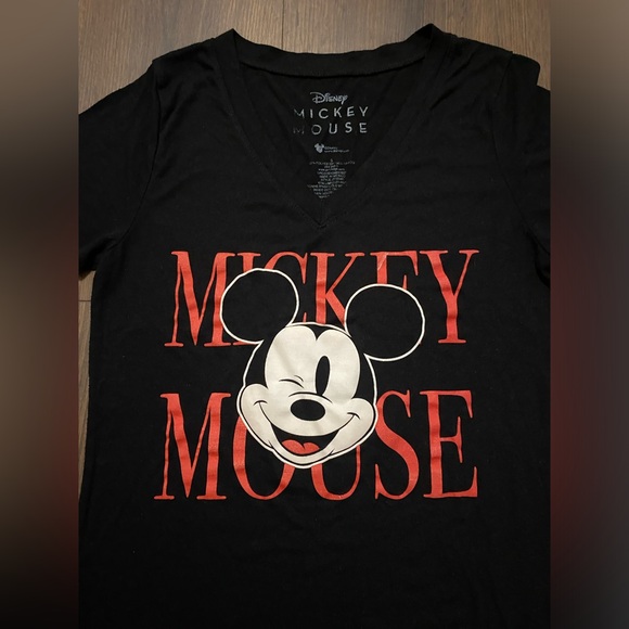 Women’s Disney Black Mickey Mouse Graphic T-shirt S - Picture 4 of 11